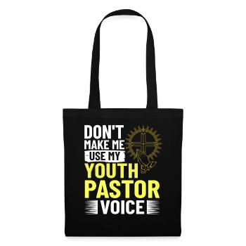 Youth Parish Church Pastor Christian - Tote Bag - black - Front