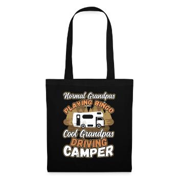 Grandpas Play Bingo Cool Grandpas Driving Motorhome - Tote Bag - black - Front