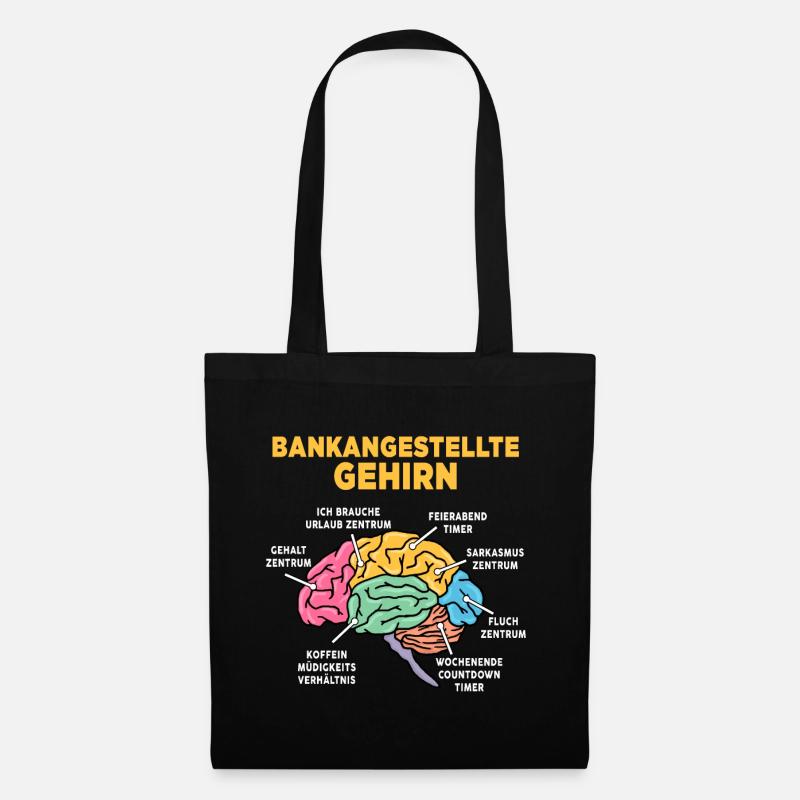 Bankangestellte - Stoffbeutel - Schwarz
