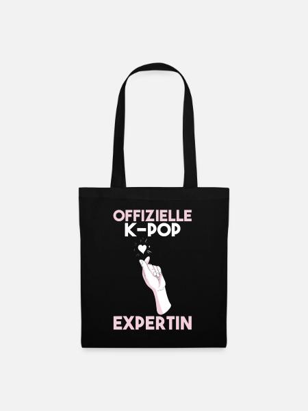 K-pop - Stoffbeutel - Schwarz