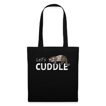 Ferret Ferret Otter Cuddly Shirt - Tote Bag - black - Front