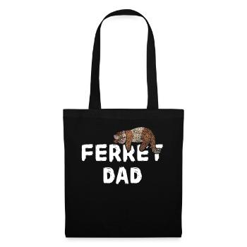 Furet Fischoffer Fête des pères Furet - Sac en tissu - noir - Devant