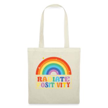 Rayonner de positivité - Sac en tissu - nature - Devant