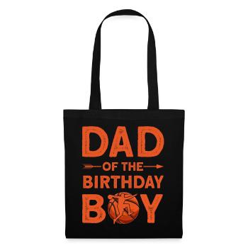 Dad Of The Birthday Boy - Stoffbeutel - Schwarz - Vorne