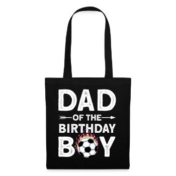 Dad Of The Birthday Boy - Stoffbeutel - Schwarz - Vorne