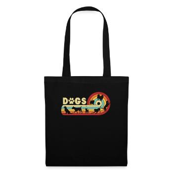 Dog Daddy Dog Mom Dogfather Dog Lover Dog - Tote Bag - black - Front