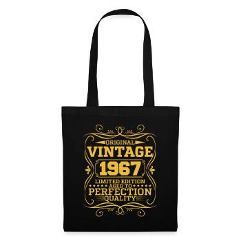 Vintage 1967 Édition Limitée Originale - Sac en tissu - noir - Devant