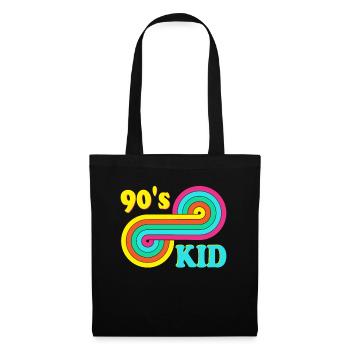 90s Outfit Party 90's MottoParty 1990 - Tote Bag - black - Front