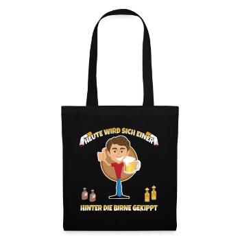 Stag Party Alcohol and Celebration Saying - Tote Bag - black - Front