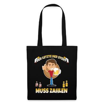 Stag Party Alcohol and Celebration Saying - Tote Bag - black - Front