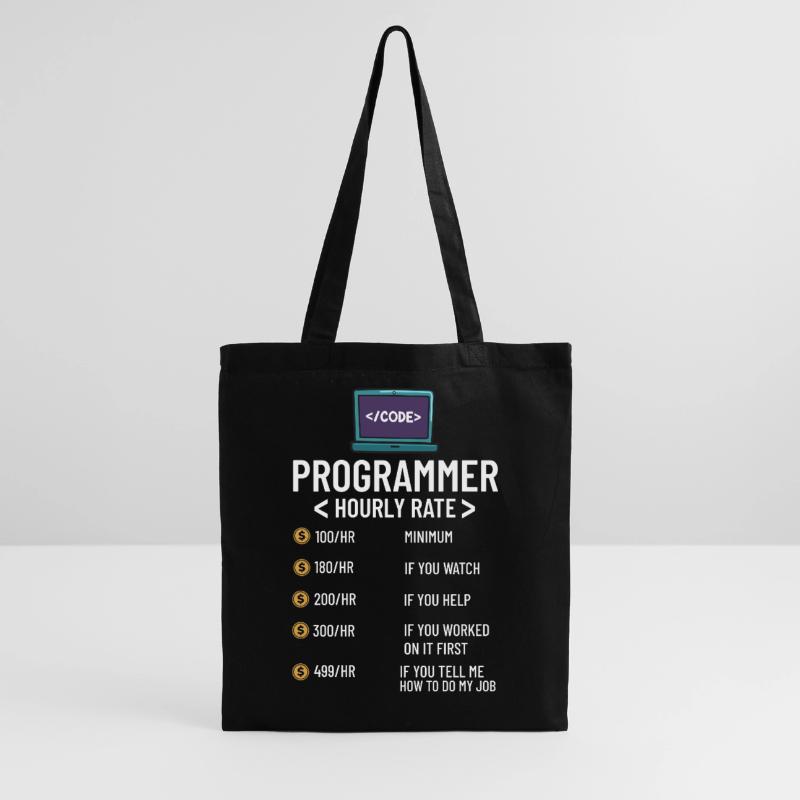 Programmeur Programmation Ordinateur Développeur Pc Sac en tissu