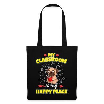 My Classroom Is My Happy Place Elementary Teacher - Tote Bag - black - Front
