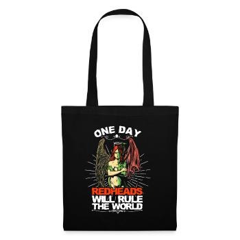 Gingers Will Rule World Redhead Angel Evil Irish - Tote Bag - black - Front