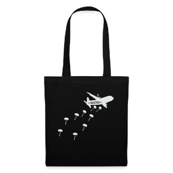 Saut d’avion Parachutiste Jumpmaster - Sac en tissu - noir - Devant