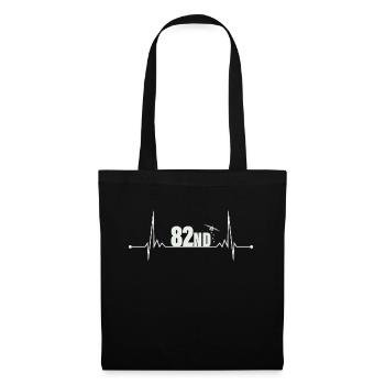 Paratrooper 82ND Heartbeat - Tote Bag - black - Front