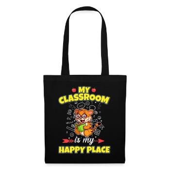 My Classroom Is My Happy Place Elementary Teacher - Tote Bag - black - Front