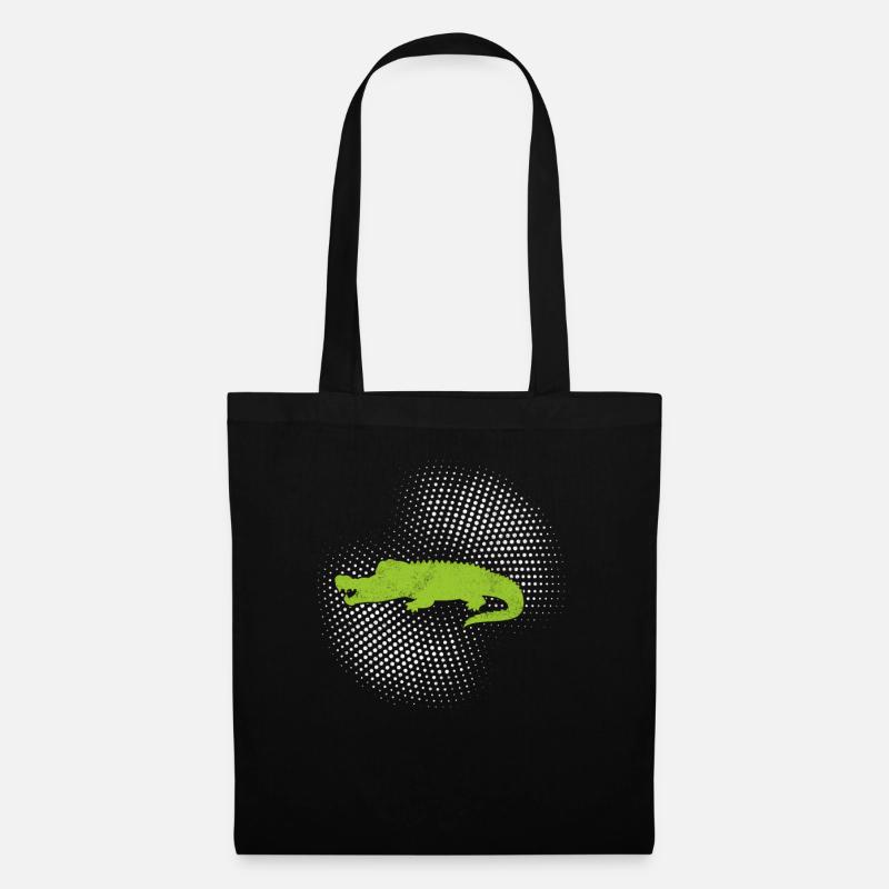 Crocodile - Tote Bag - black