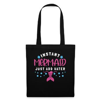 Instant Mermaid Just Add Water - Tote Bag - black - Front