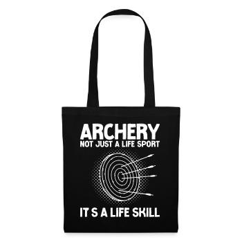 Archery Bow Archer Vintage Target - Tote Bag - black - Front