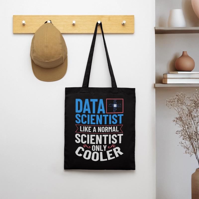 Data Scientist Data Science Science Sac en tissu