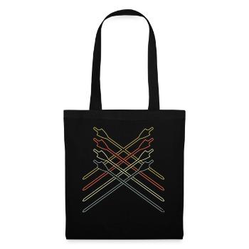 Archery Bow Archer Retro Vintage - Tote Bag - black - Front