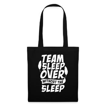 Soirée pyjama d’équipe sans fête mignonne Nuitée - Sac en tissu - noir - Devant