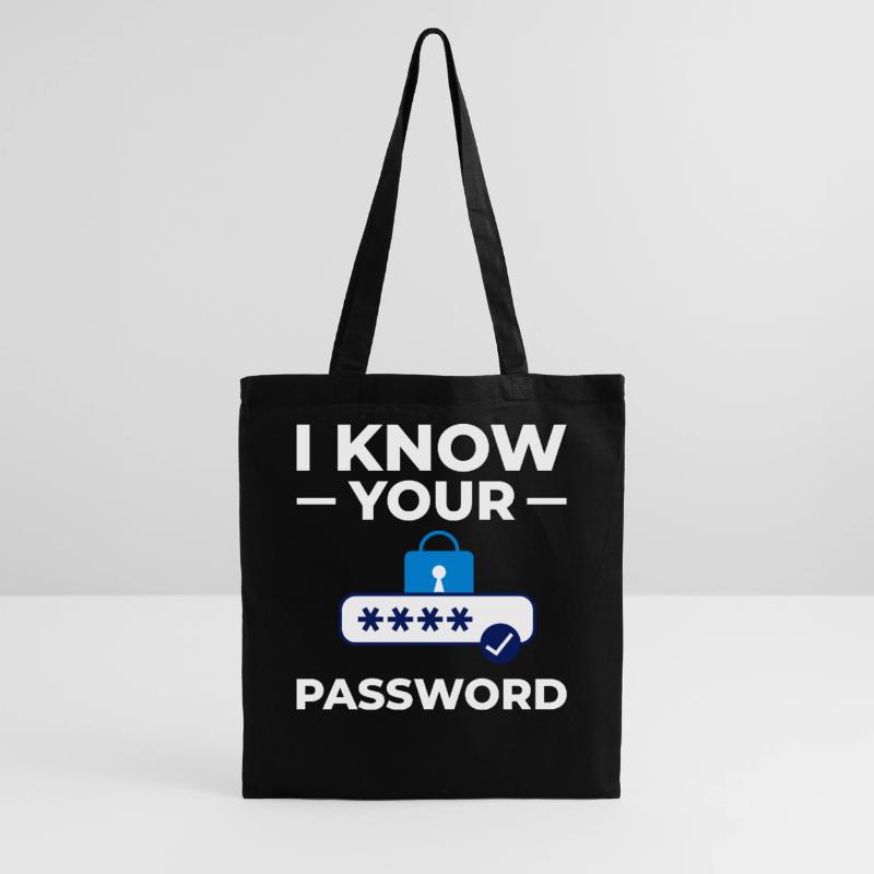 Password Hacker Security Computer Hacking Tote Bag
