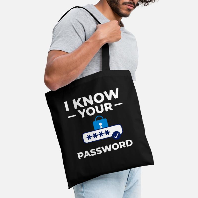 Password Hacker Security Computer Hacking Tote Bag