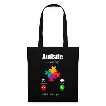 Autism Gift Autistic Asperger ADHD Autism - Tote Bag - black - Front