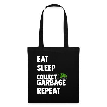 Müllmann Tshirt - Tote Bag - black - Front