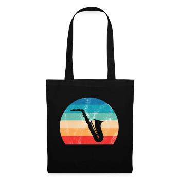 Jazz Tshirt - Sac en tissu - noir - Devant