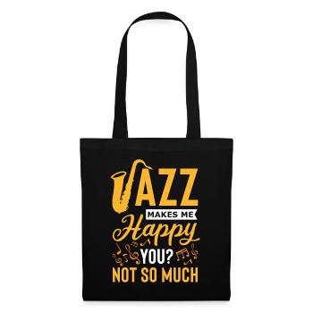 Jazz - Stoffbeutel - Schwarz - Vorne