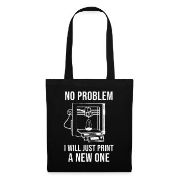 3D Printer Tshirt Men Women Kids - Tote Bag - black - Front