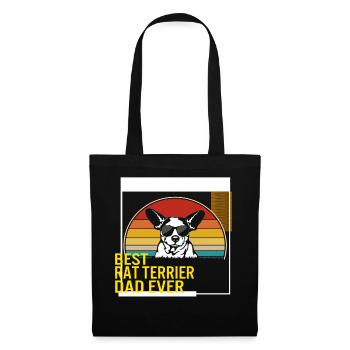 Meilleur rat terrier papa T Shirt - Sac en tissu - noir - Devant