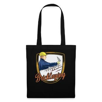 Masonry Craftsmen Mason Brick - Tote Bag - black - Front