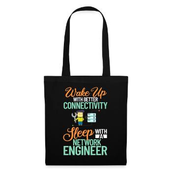 Netzwerkingenieur Network Engineer Computer - Tote Bag - black - Front