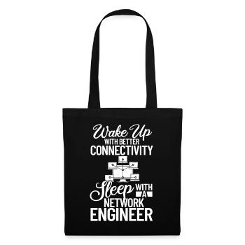 Netzwerkingenieur Network Engineer Computer - Tote Bag - black - Front