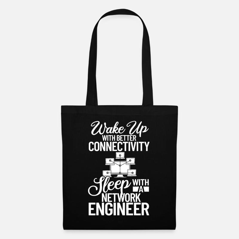 Netzwerkingenieur Network Engineer Computer - Stoffbeutel - Schwarz
