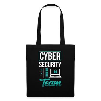 Équipe de cybersécurité Piratage de pirates informatiques - Sac en tissu - noir - Devant