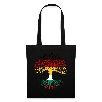 Roots Tree Allemagne Bulgarie - Sac en tissu - noir - Devant