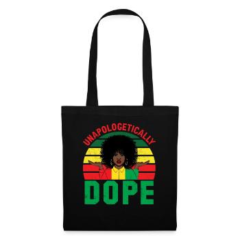 Black History Month Black History American - Stoffbeutel - Schwarz - Vorne