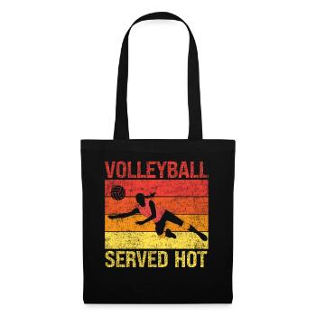 Volleyball Player Team Retro - Tote Bag - black - Front