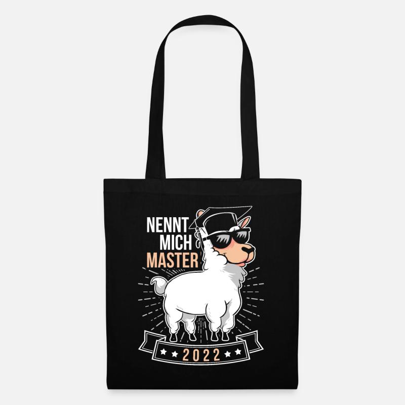 Nennt Mich Master Spruch Für Master Absolvent - Stoffbeutel - Schwarz