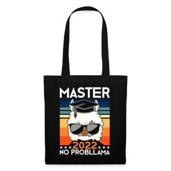 Master 2022 No Probllama Saying Master - Tote Bag - black - Front