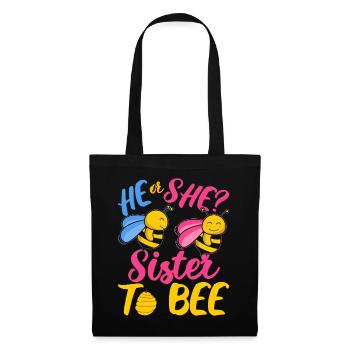 Je suis monté de niveau à Big Brother - Sac en tissu - noir - Devant
