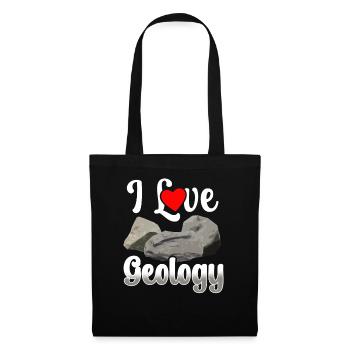I love geology geology student geologist profession - Tote Bag - black - Front