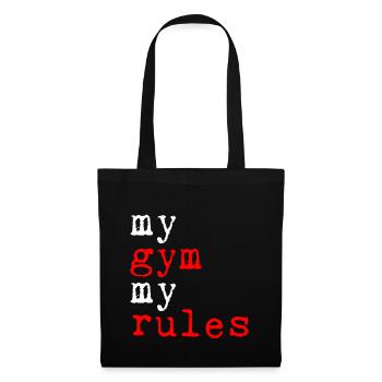 Ma salle de sport, mes règles 5 - Sac en tissu - noir - Devant
