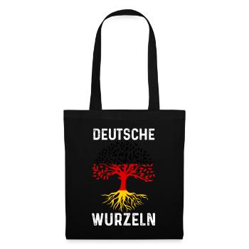 Deutschland Deutscher Deutsches Deutschland - Stoffbeutel - Schwarz - Vorne