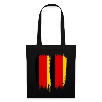 Allemagne Drapeau Allemagne - Sac en tissu - noir - Devant