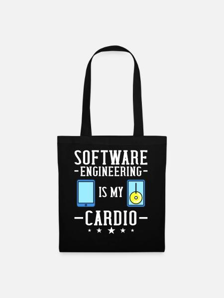 Software Engineering Softwaretechnik Ingenieur - Stoffbeutel - Schwarz